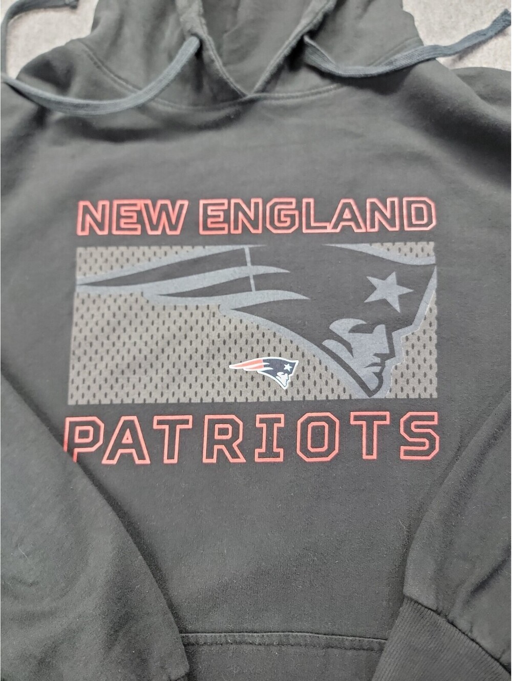 Fanatics New England Patriots Hoodie XLT Black Sweatshirt